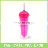 Double Wall Ice Cream Top Lid With Pantone Customizd Straw Mug thumbnail-1