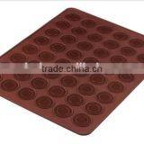 100% Food Grade Macaron Silicone Baking Mould/48 Molds Silicone Macaron Mould thumbnail-2