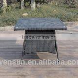 Mayfair Square Wicker Dining Table thumbnail-1