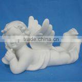 White Wholesale Ceramic Angel Figurines thumbnail-1