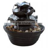 Three Tier Cascading Tabletop Fountain With LED Lights thumbnail-2
