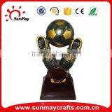 Polyresin Soccer Ball Trophy thumbnail-2