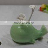 Handmade OEM Aroma Diffuser Bottle Aromatherapy Ceramic Flower Fragrance Diffuser thumbnail-4