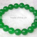 Green Round Jade Bracelet thumbnail-1