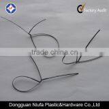 Round Wireless Plastic Coated Twist Tie for Electric Wire Packaging thumbnail-3