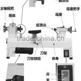European Quality CE Certification DIY Wood Lathe MC1018VD thumbnail-2