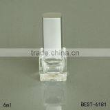 6ml Mini Square Glass Nail Brush Bottle Acrylic Nail Art Brushes for Cosmetic thumbnail-1