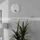 Home 9V Plastic Battery co Smoke Detector Alarm thumbnail-2