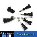 2016 New Wholesale 3-way Pivot Arm for Sports Camera Accessory Action Camera Accessory thumbnail-1