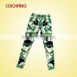 Wholesale Polyester/spandex Heat Transfer Custom Design Leggins, Swaetpants, Women Pants, Yoga Leggins NJSK-073 thumbnail-5
