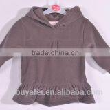 Kids Stock Cloth Polar Fleece Cloth Happy Baby Clothing Stock Apparel Hoody Soft Touch Girls Coat Kids Ready Made Garment thumbnail-6