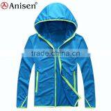 New Fashion Cheap Sports Breathable and Waterproof Green Men Hoodies Sweatshirts thumbnail-1