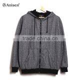 100%polyster Wholesale Outdoor Sweater Fleece Men Jacket thumbnail-1