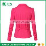 Latest Design Pure Pink Color Multi Buttons Ladies Slim Fit Blazer thumbnail-4