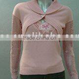 2015 Lady Cashmere Pink Colour Sweater thumbnail-1