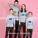 Family Matching Clothing Long Sleeve Shirt Matching Clothes Mother and Daughter Sweet Family Look Clothes thumbnail-4