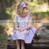 Wholesale Clothing Floral Sundress Baby Girl Party Dress Children Frocks Designs thumbnail-1