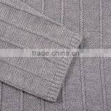 New Fashion Gray Long Sleeve Sweater thumbnail-3