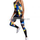 Factory Wholesale Training Singlet Body Building Sleevelesss Womens Yoga Tank thumbnail-3