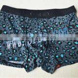 Screen Print Men Knit Underweare Male Nude Leather Boxer Underwear thumbnail-1