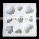 Silicone Resin Mold Square White 9.3cm x 9.3cm thumbnail-1