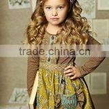 Good Quality Polka Dot Ruffle Fall Gril Boutique Dress thumbnail-1