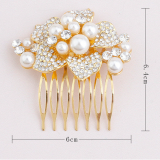 Fashion Hair Accessories Pearl Comb thumbnail-2