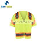 Factory sale various widely used cheap safety vest zipper front