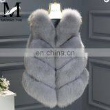 2016 Hot Selling Real Fox Fur Vest Women Natural Fur Vest Cute Spell Fox Fur Vest thumbnail-5