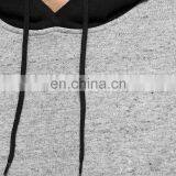 Mens Bodybuilding Stringer Hoodie Plain Slim Fit Bodybuilding Hoodie thumbnail-4