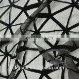 New Fashion Plain/solid Burnout Silk Rayon Velvet Fabric thumbnail-3