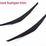 KM for carbon fiber front bumper splitter trim side skirts grille cover for Alfa Romeo Giulia 2016 2017 2018