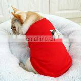 Pet Dog Cat Bulldog Bully Red Senior Brand Check T-shirt Corgi Pug Clothes Fat Dog Coat thumbnail-6