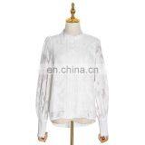 Блузки. Одежда. Верхняя одежда. Рубашки. Винтажный стиль. Длинные рукава. 2020 год. Большие размеры. Для женщин. thumbnail-1