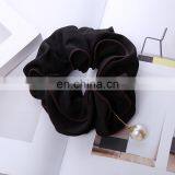 15colors Free Ship Summer Fashion Hair Accessories Pure Colors Silk-like Fabric Ladies Scrunchies thumbnail-5