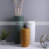 New Arrival Modern Simple Vase Customize Yellow Porcelain Cheap Large Flower Vases for Restaurant Hotel Home thumbnail-5