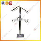 2 Tiers and 4-hooks Bag Display Rack thumbnail-4