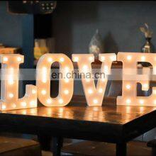 Wedding Party Events Decoration Plastic Mini Led Sign Love Letters thumbnail-2