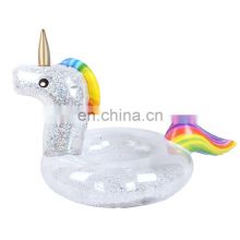 Super Good Looking Inflatable Toy Through Bright Slice Flamingos Swimming Lap Unicorn Swimming