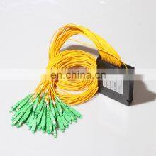 FTTB/FTTH SC/APC Connector ABS Box 1*8 1*16 1*32 2*8 Fiber Optic PLC Splitter With SC Connector for FTTH thumbnail-2