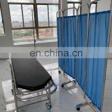 Stainless Steel Ambulance Emergency Stretcher Cart Patient Transport Trolley for Hospital thumbnail-2