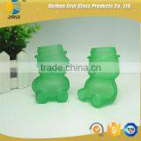 New Style Green Bear Shape Glass Jar 70ml Glass Candy Jar thumbnail-2