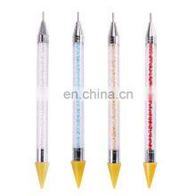 Wholesale Nail Art Wax Head Dotting Tool Pick Up Rhinestone Studs Picker Nail Art Pen thumbnail-1