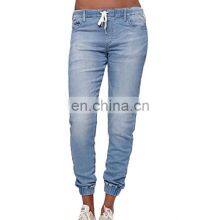 S-5XL Wholesale Brand Women's Summer Stretch Slim Plus Size Jeans Custom Denim Custom Denim thumbnail-4