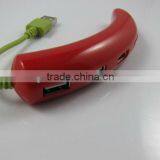 4 Port 2.0 USB HUB/ Cayenne Pepper Style