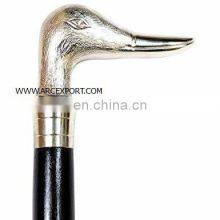 металлический костыль с дизайнерской головкой