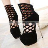 C89226A Fashion Lady Hollow Out High Heel Shoes Wholesale Women Shoes thumbnail-2