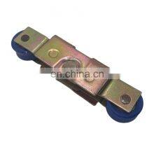 3D Model Design Iron Frame Double Wheel Adjustable Heavy Duty Nylon Upvc Sliding Window Rollers With Zinc Plated