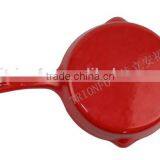 Two Pot Mouth Lightening Red Storing Cast Iron Non-stick Frying Pan thumbnail-3