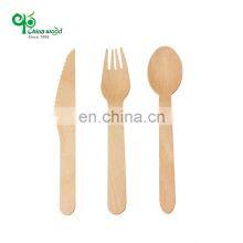 Yada 100% Biodegradable Multifunction Custom Logo Wooden Dessert Biodegradable Disposable Wooden Cutlery thumbnail-1